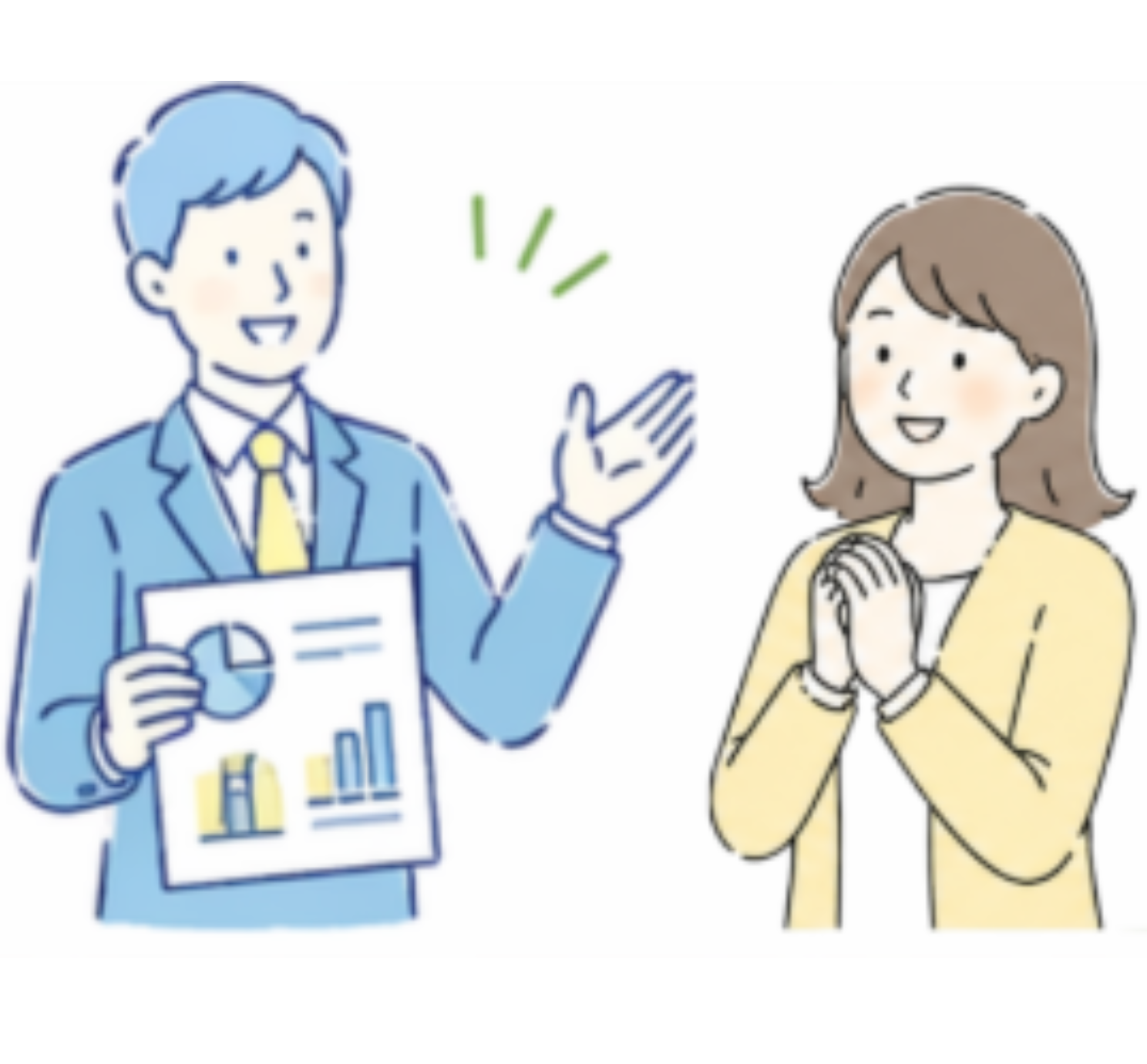活用プランの提案を受ける様子